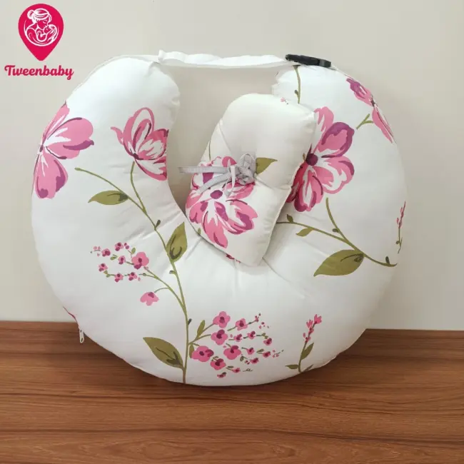 Premium Nursing & Breastfeeding Pillow with Adjustable Belt